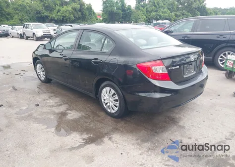 2012 Honda Civic Lx from USA, damaged, VIN 19XFB2F5XCE366739